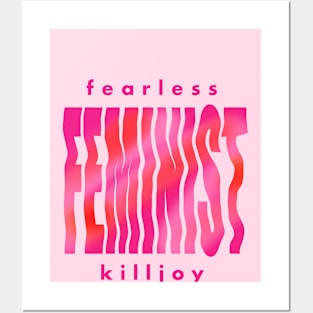 fearless feminist Posters and Art